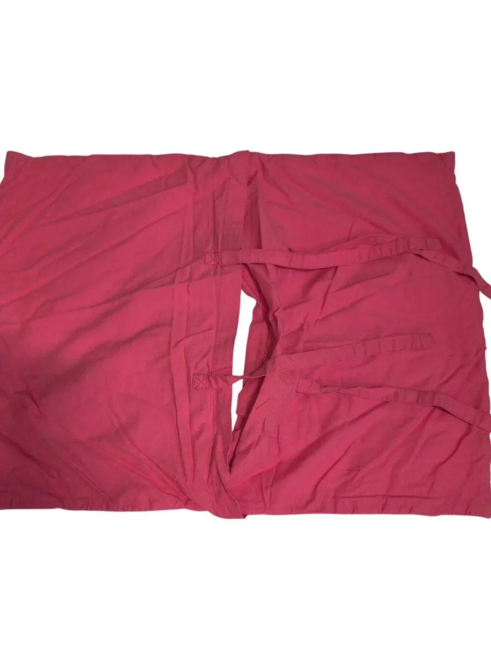 Pottery Barn Floral Georgia Shams Red Quilted Square Rectangle 100% Cotton
